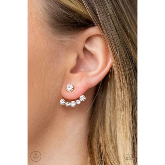 Jeweled Jubilee Gold Earrings (195) - Picture 1 of 3